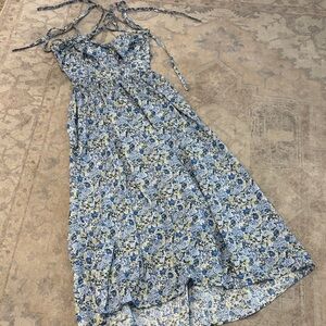 NWOT Boutique Cotton Halter top Sundress